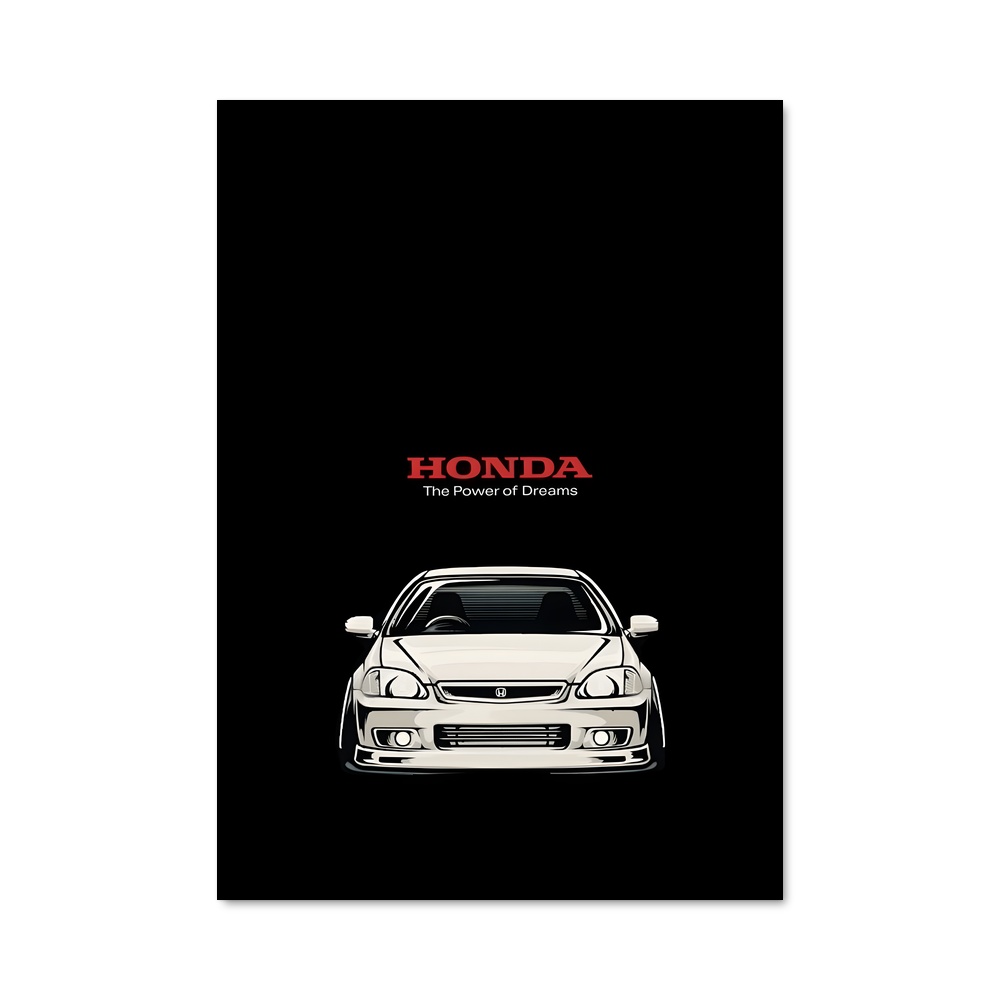 Poster Civic type projecteurs